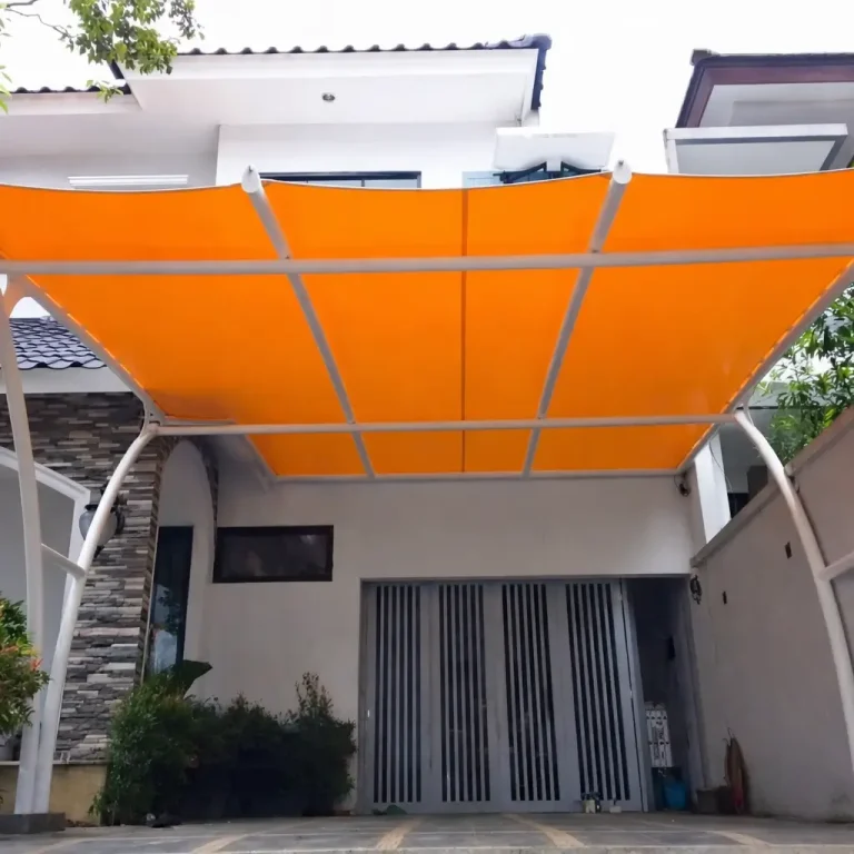 Kanopi membran Bengkel Las Karya Adi Jakarta Selatan