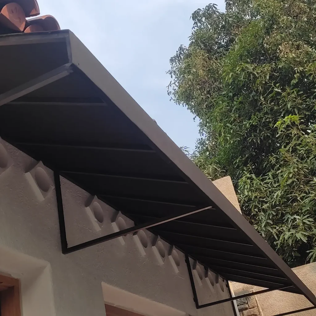 Atap kanopi kain Cilandak – Bengkel Las Karya Adi
