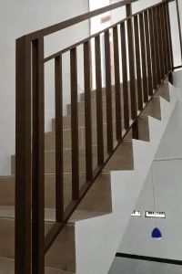 Railing tangga elegan Cinere Depok Bengkel Las Karya Adi
