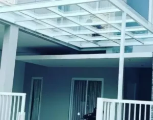 Perbaikan kanopi Cilandak – Bengkel Las Karya Adi