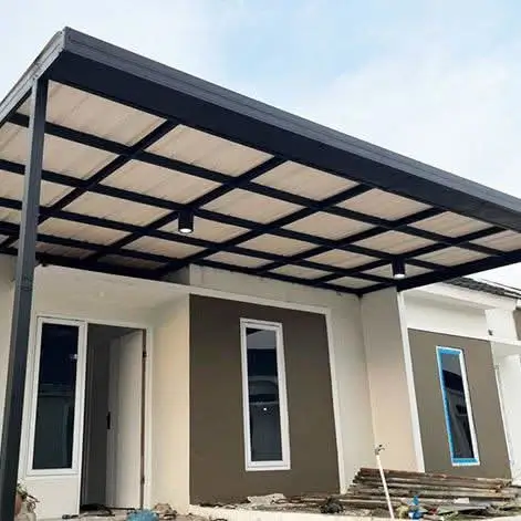 Jasa pasang kanopi Alderon Jakarta Selatan oleh Bengkel Las Karya Adi