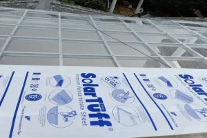 kanopi solarflat Jakarta Selatan karya adi