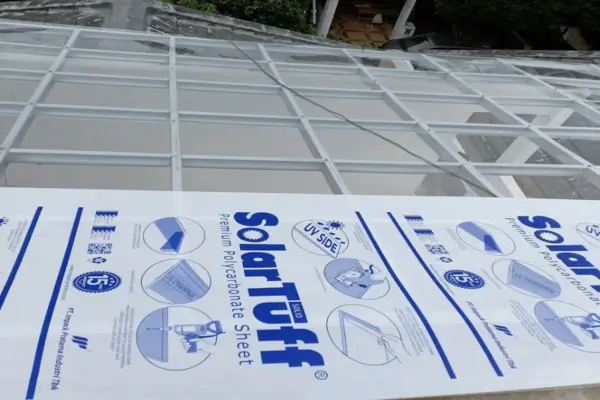 kanopi solarflat Jakarta Selatan karya adi