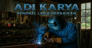 tukang las panggilan jakarta selatan sedang bekerja.