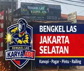 alt="Banner Karyaadi Canopy Spesialis Las Terpercaya layanan canopy pagar railing teralis tangga Jakarta Selatan"