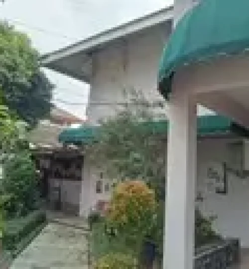 Kanopi kain teras rumah Cinere Depok Bengkel Las Karya Adi