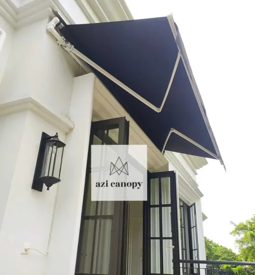 Kanopi kain teras Pondok Indah Bengkel Las Karya Adi