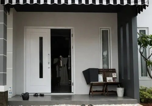 Kanopi kain awning Bengkel Las Karya Adi Jakarta Selatan