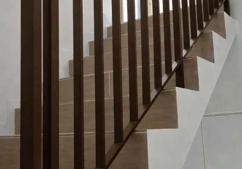 Railing tangga elegan Cinere Depok Bengkel Las Karya Adi